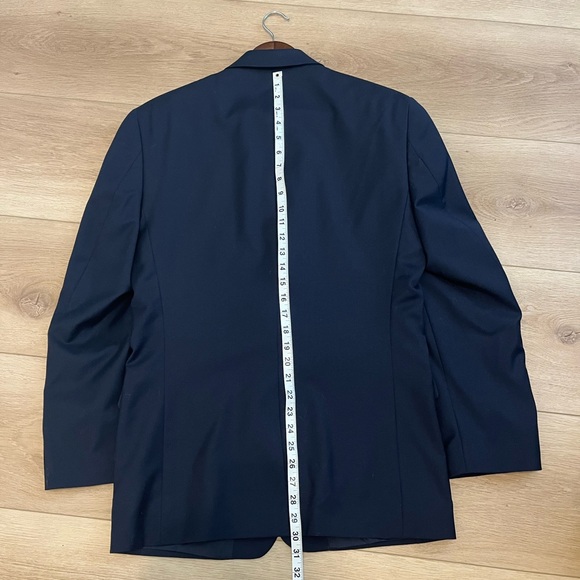 Wool Polo Ralph Lauren Navy Blazer Size 38R - Picture 7 of 8